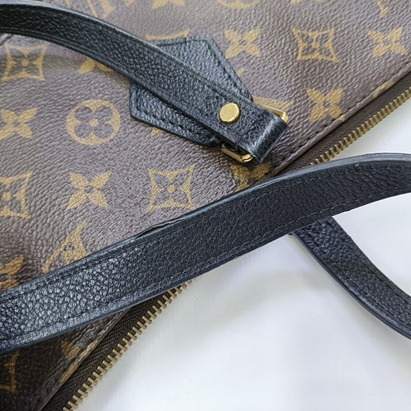 TOURNELLE MM Monogram Coated Canvas Brown