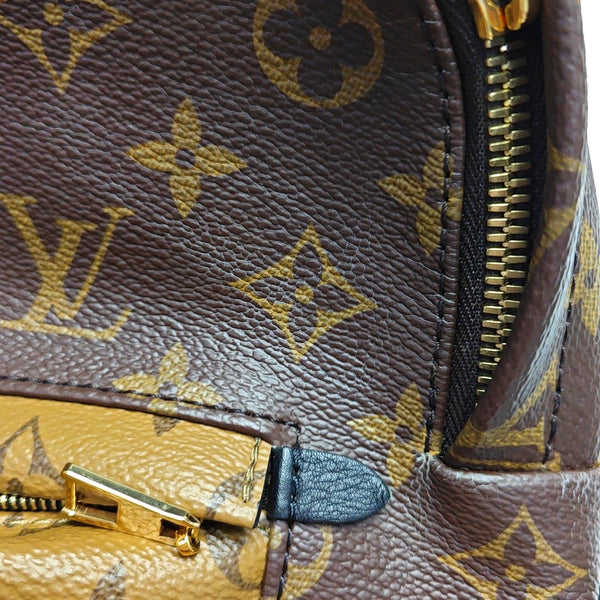 PALM SPRINGS PM Monogram Coated Canvas Brown