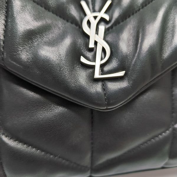 PUFFER TOY Mini Quilted Lambskin Black