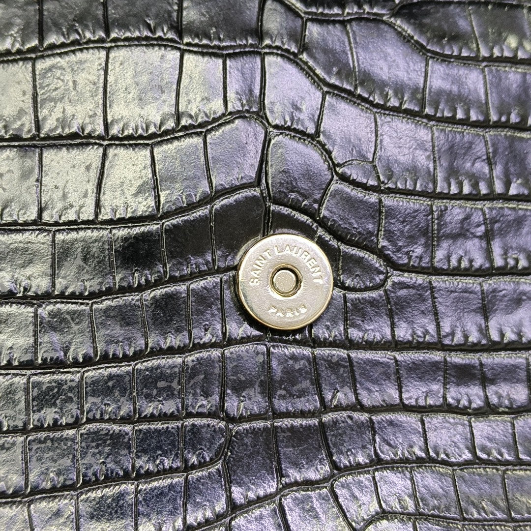 SUNSET Medium Calfskin Blue