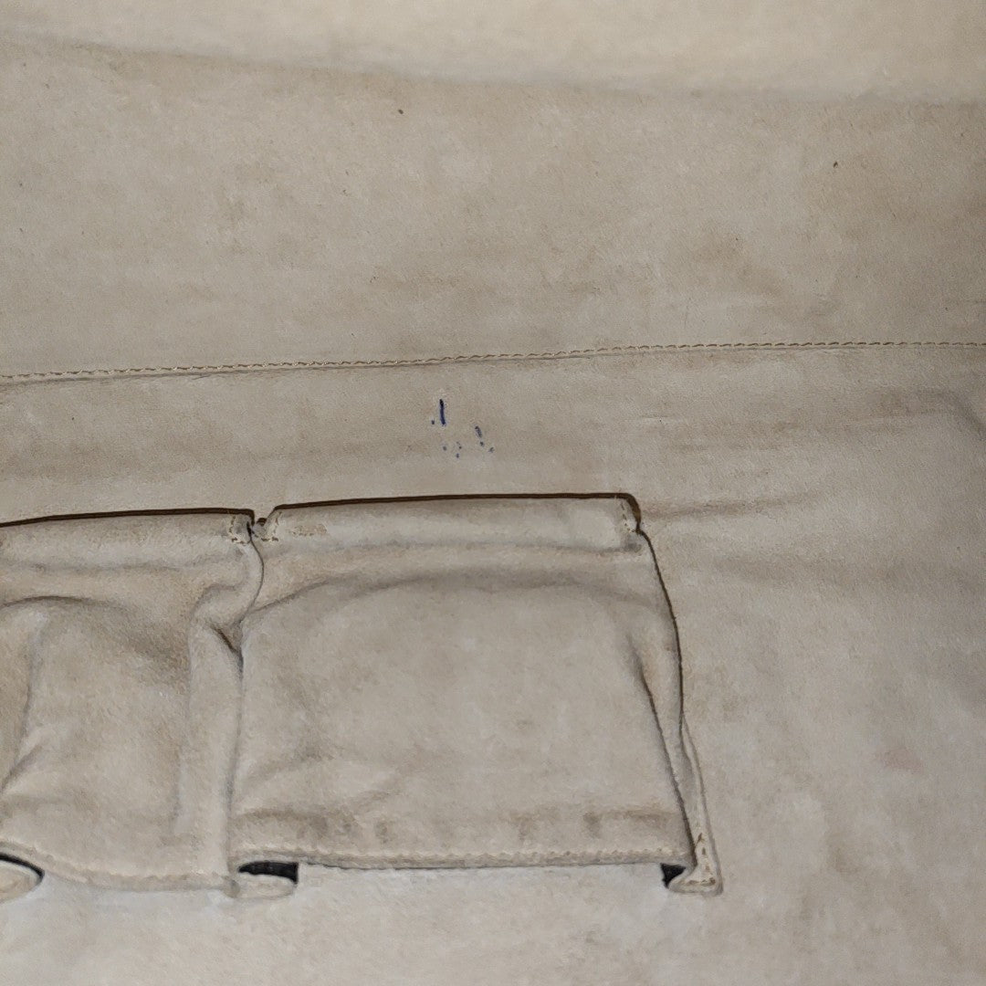 Calfskin Top Handle Bag Brown