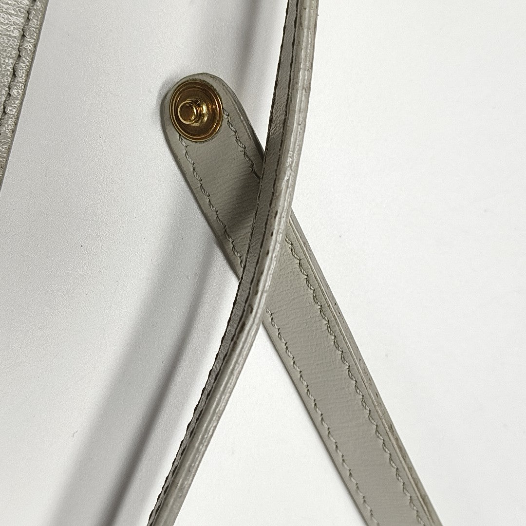 TRIOMPHE Mini Calfskin White