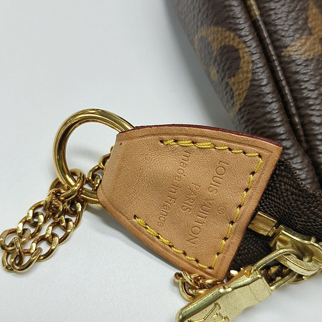 ACCESSOIRES Mini Monogram Coated Canvas Brown
