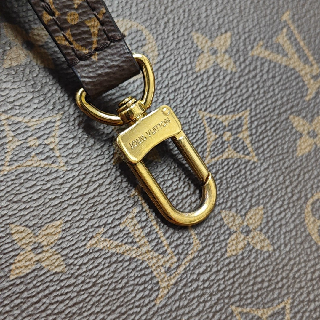 MARIGNAN Monogram Coated Canvas Brown