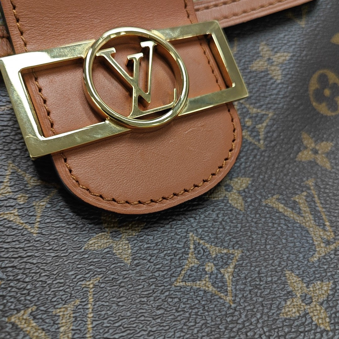 Monogram Coated Canvas PM Brown