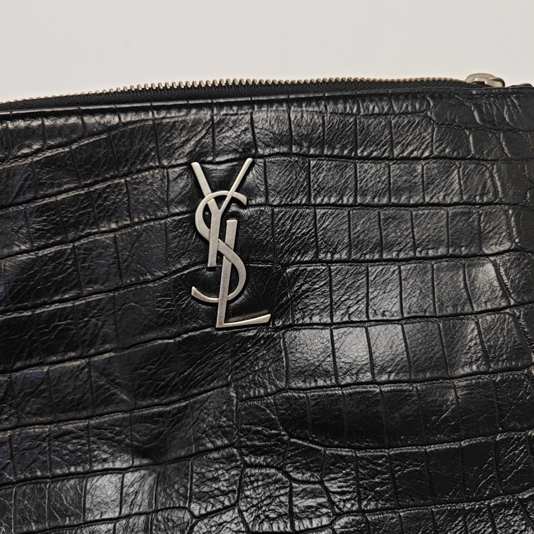 Calfskin Clutch Black