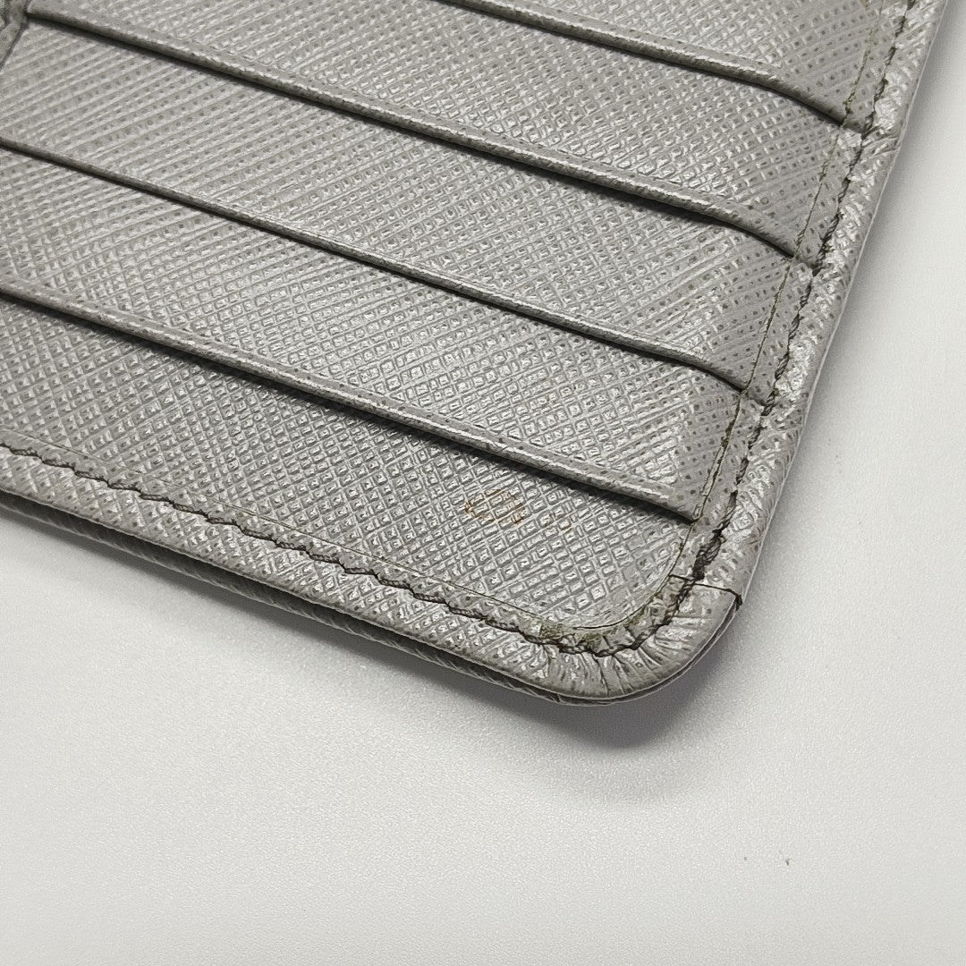 Gancini Calfskin Gray Wallet