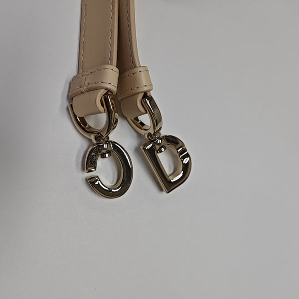 Toujours Small Cannage Calfskin Beige