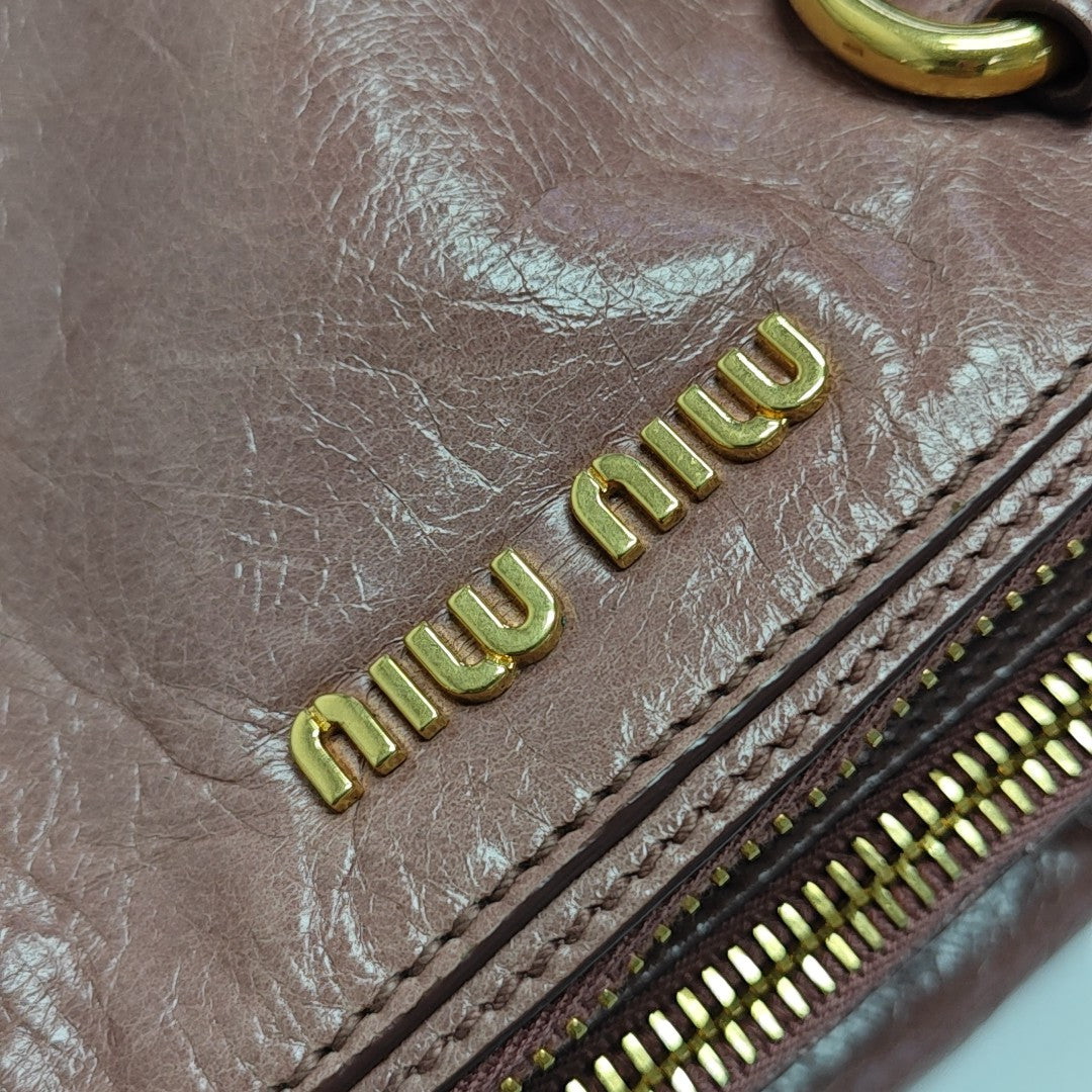Calfskin Tote Bag Pink