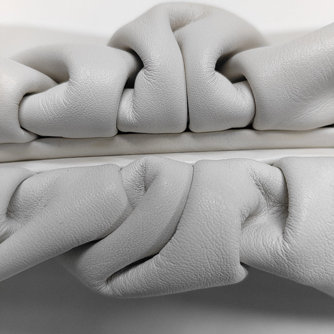 The Pouch Large Calfskin White