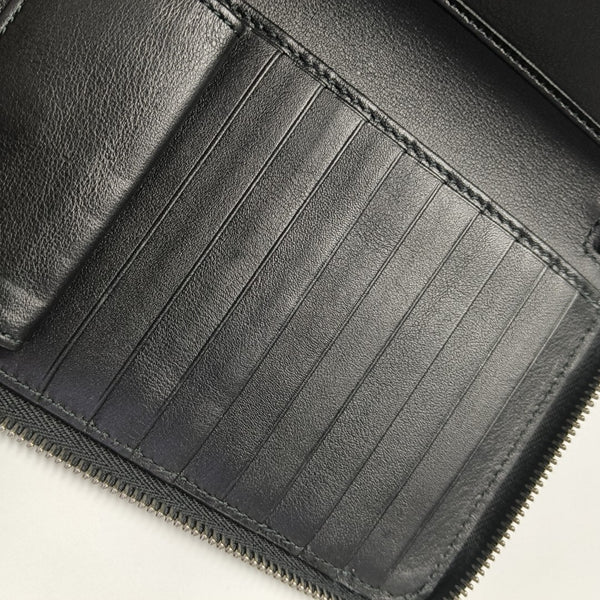 Monogram Calfskin Wallet Black