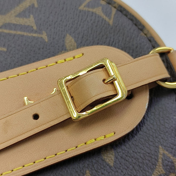 BOITE CHAPEAU Mini Monogram Coated Canvas Brown