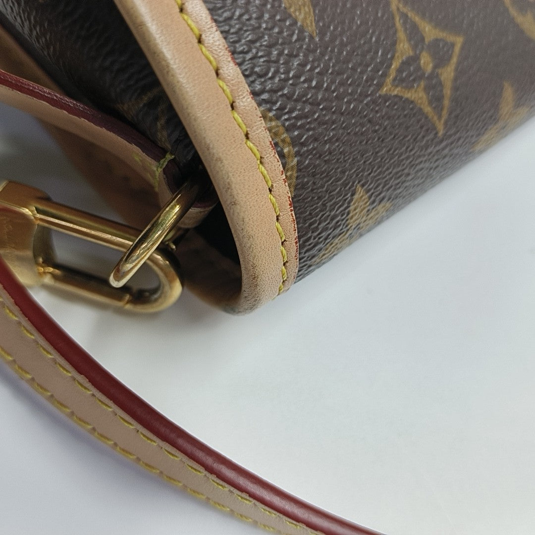 DIANE Monogram Coated Canvas Brown