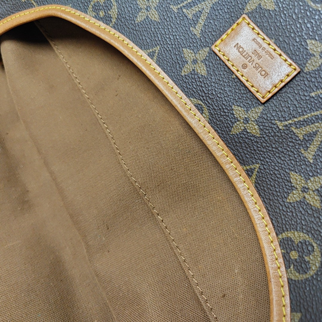SAUMUR 35 Monogram Coated Canvas Brown