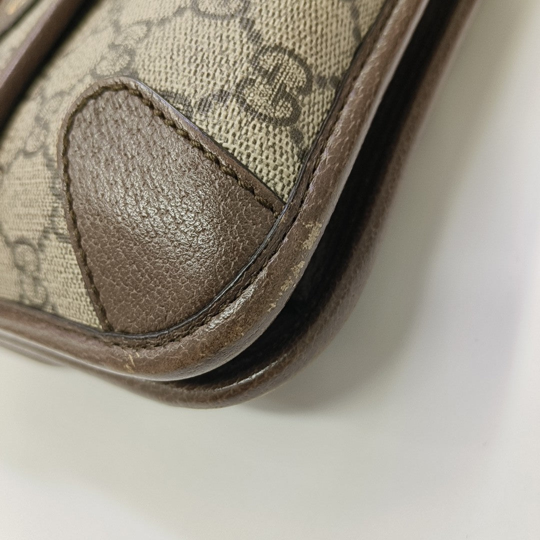 Neo Vintage Small Monogram Coated Canvas Beige
