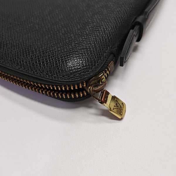 Calfskin Clutch Green