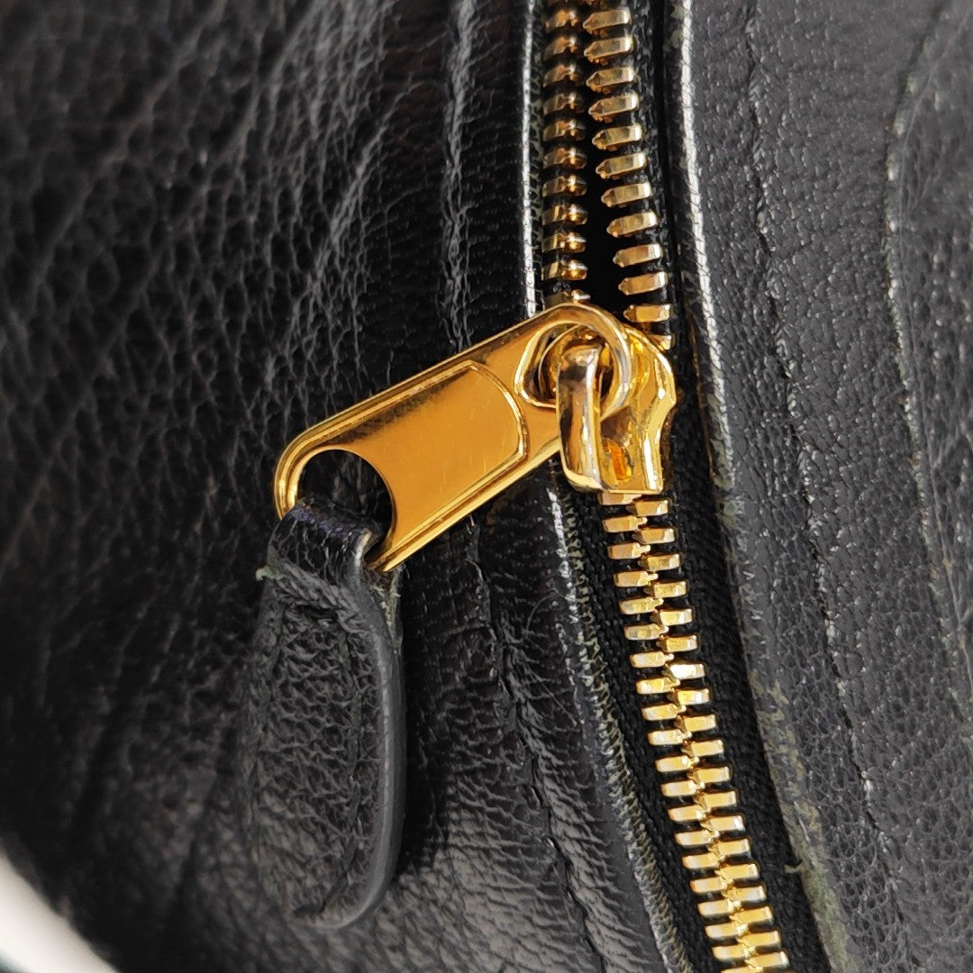 Souvenirs Quilted Calfskin Black