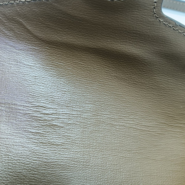Authenticated pre-owned  Horsebit 1955 Mini Monogram Coated Canvas Beige - Shoulder Bag at Looply