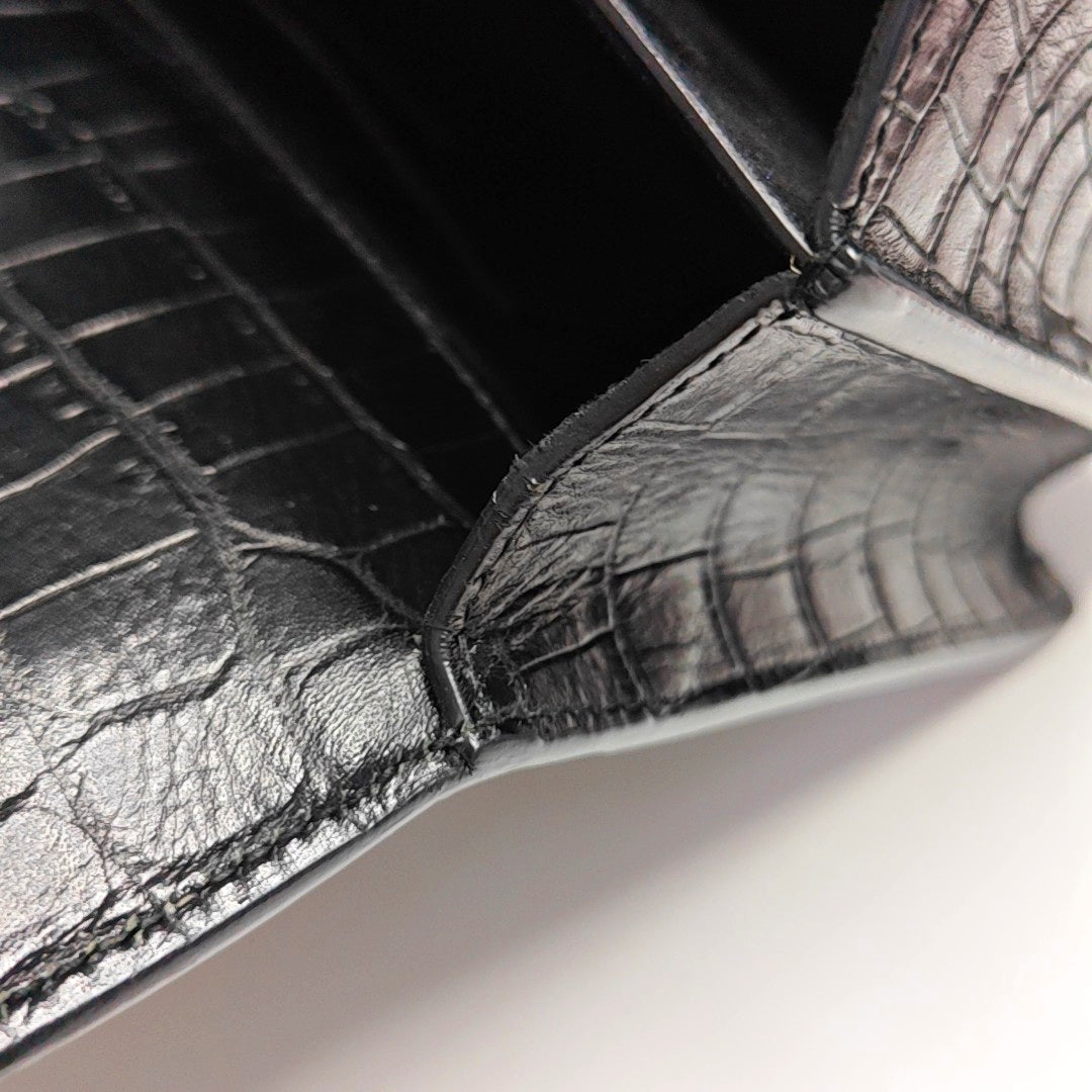 SUNSET Medium Calfskin Black