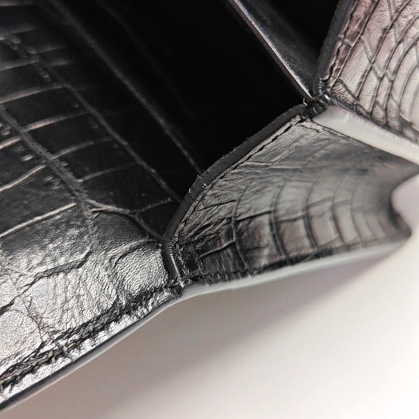 SUNSET Medium Calfskin Black