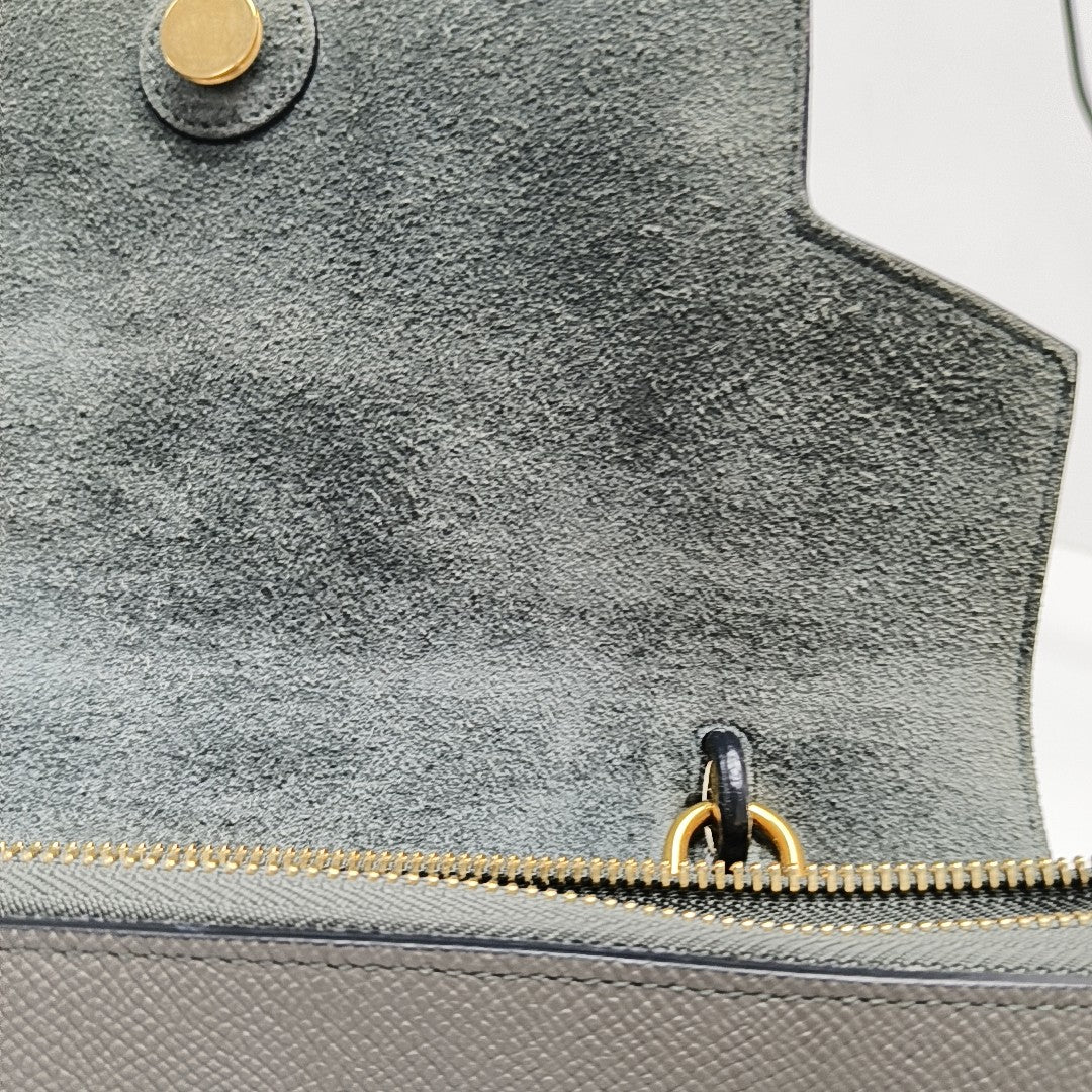 BELT Mini Calfskin Gray