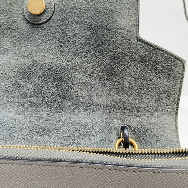 BELT Mini Calfskin Gray