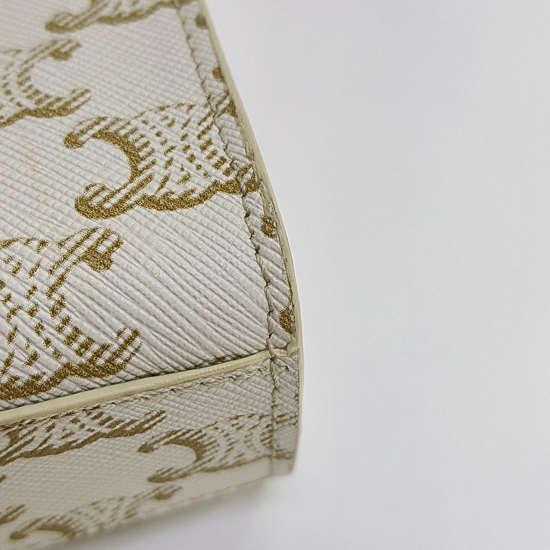 CABAS CELINE Mini Coated Canvas White