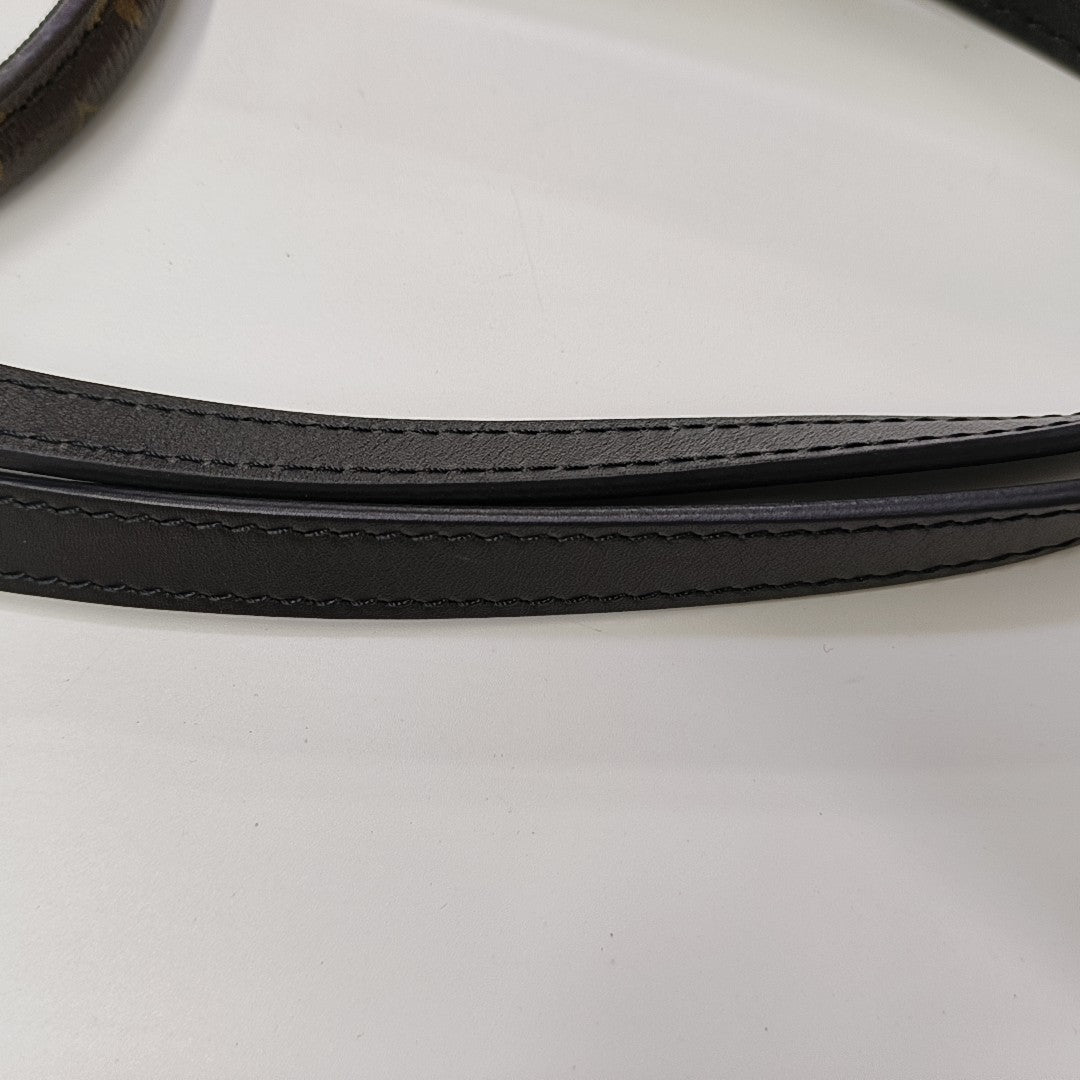 ONTHEGO MM Monogram Coated Canvas Brown
