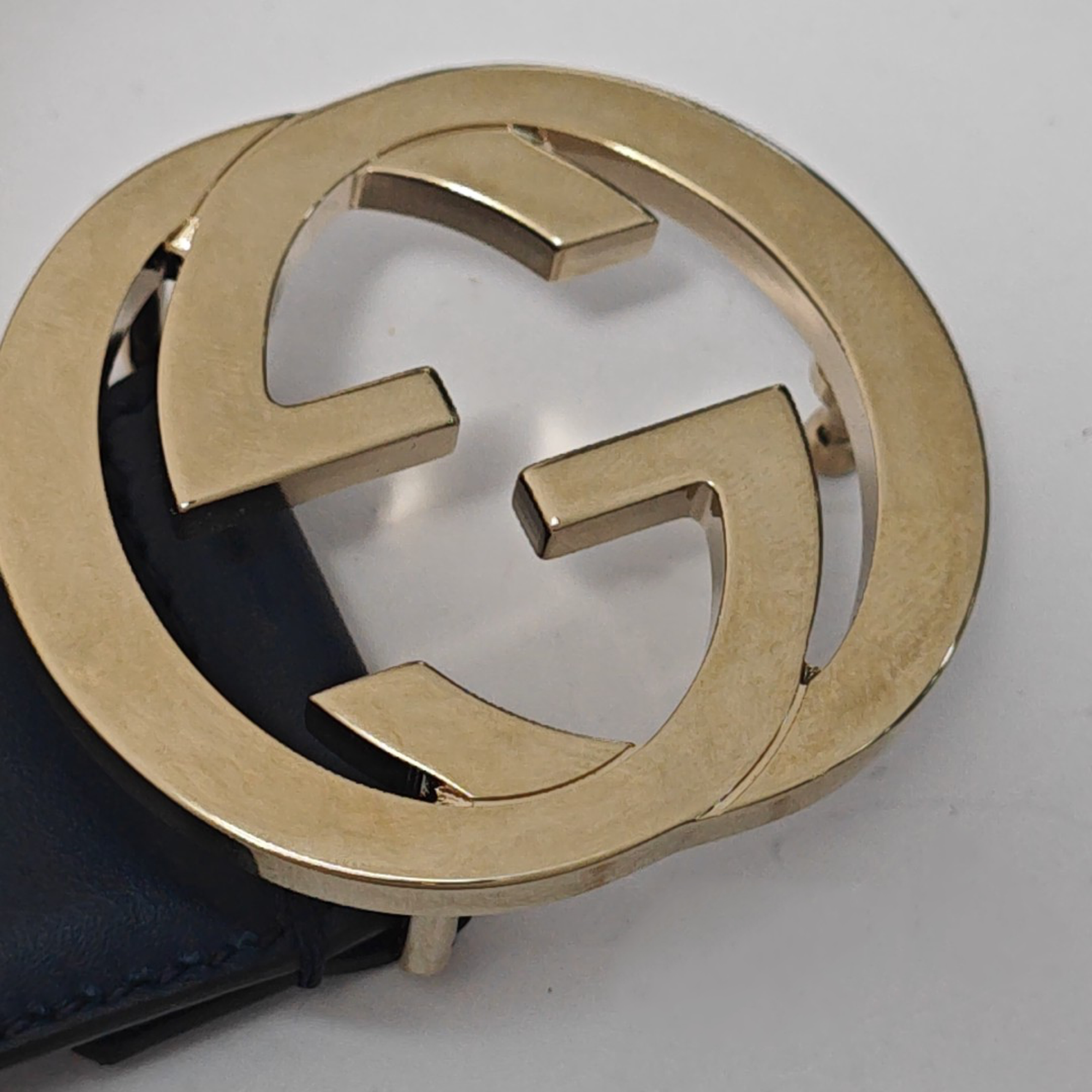 Leather Belt Blue