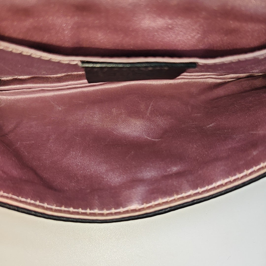 Fabric Top Handle Bag Black
