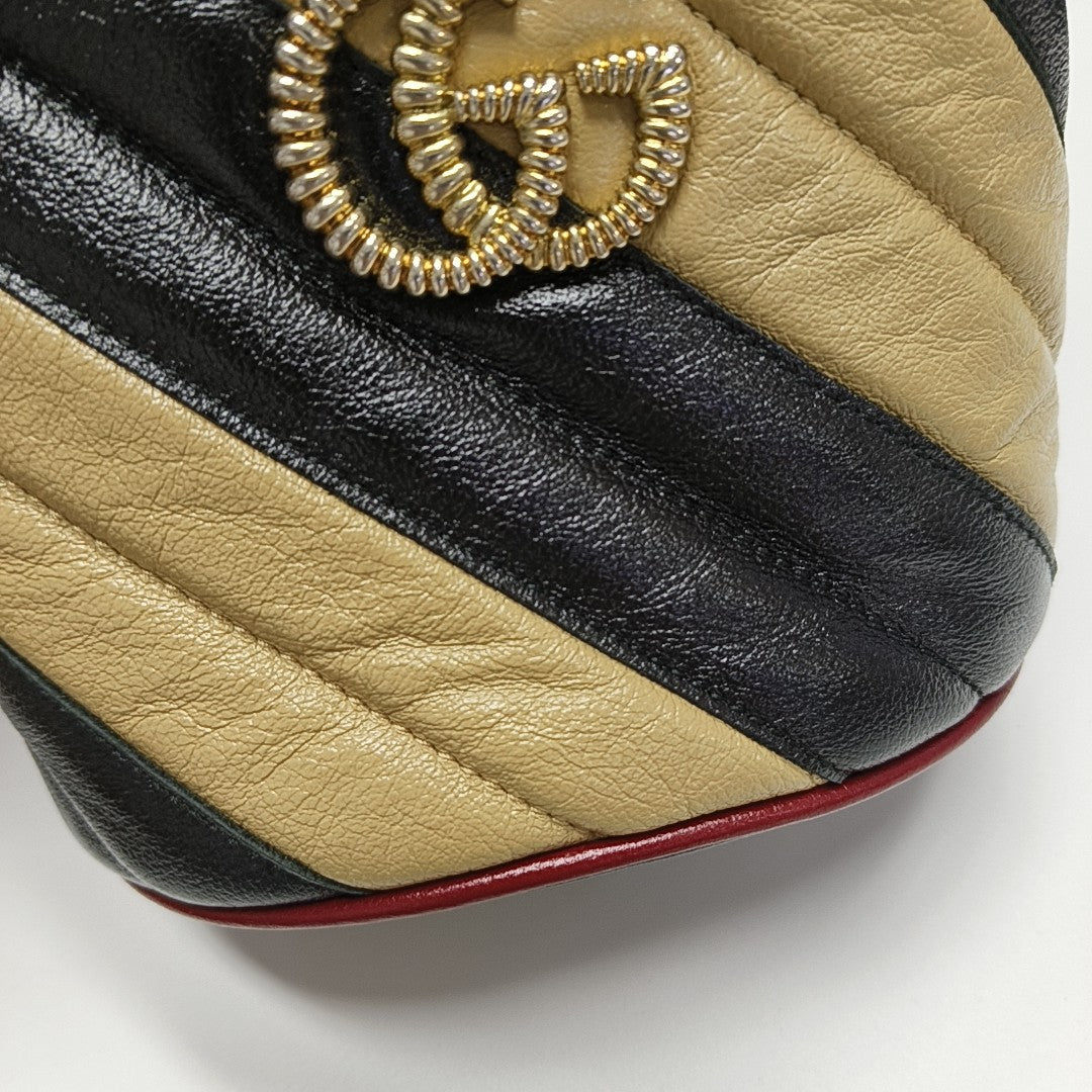 GG Marmont Mini Quilted Calfskin Multicolor