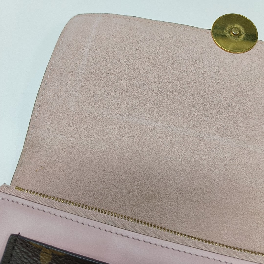 FLORE Monogram Coated Canvas Brown