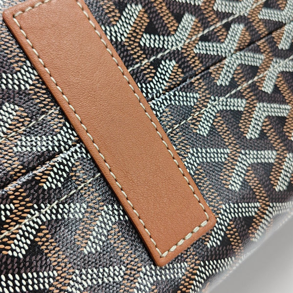 Rouette PM Coated Canvas Brown