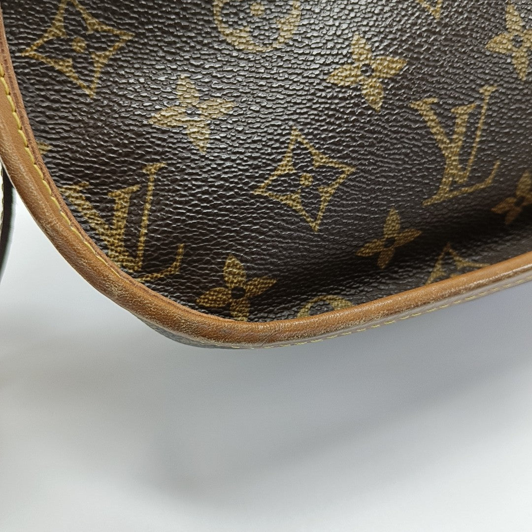 MENILMONTANT PM Monogram Coated Canvas Brown