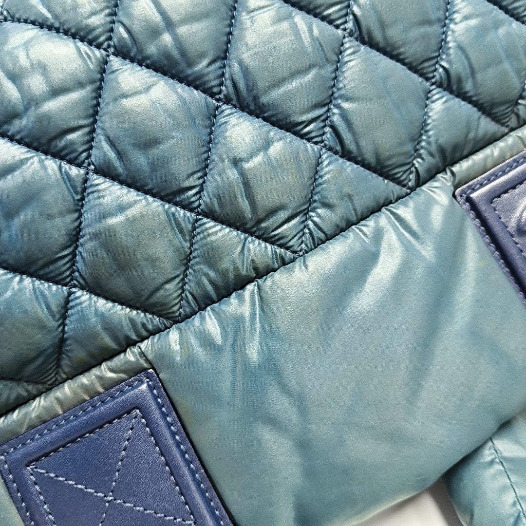 COCO COCOON Quilted Nylon Blue