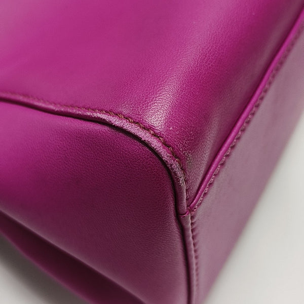 Peekaboo Mini Lambskin Red