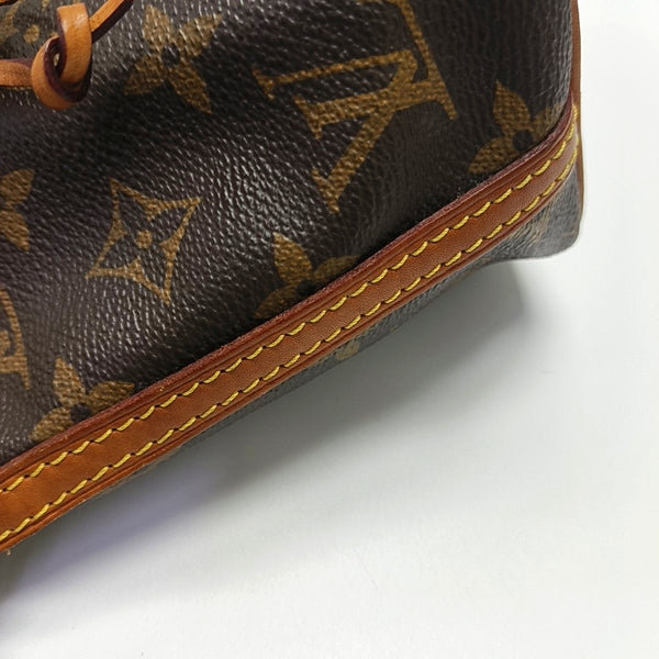 NÉONOÉ Nano Monogram Coated Canvas Brown