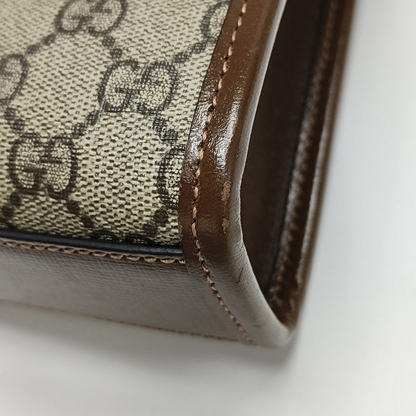 Retro Mini Monogram Coated Canvas Beige