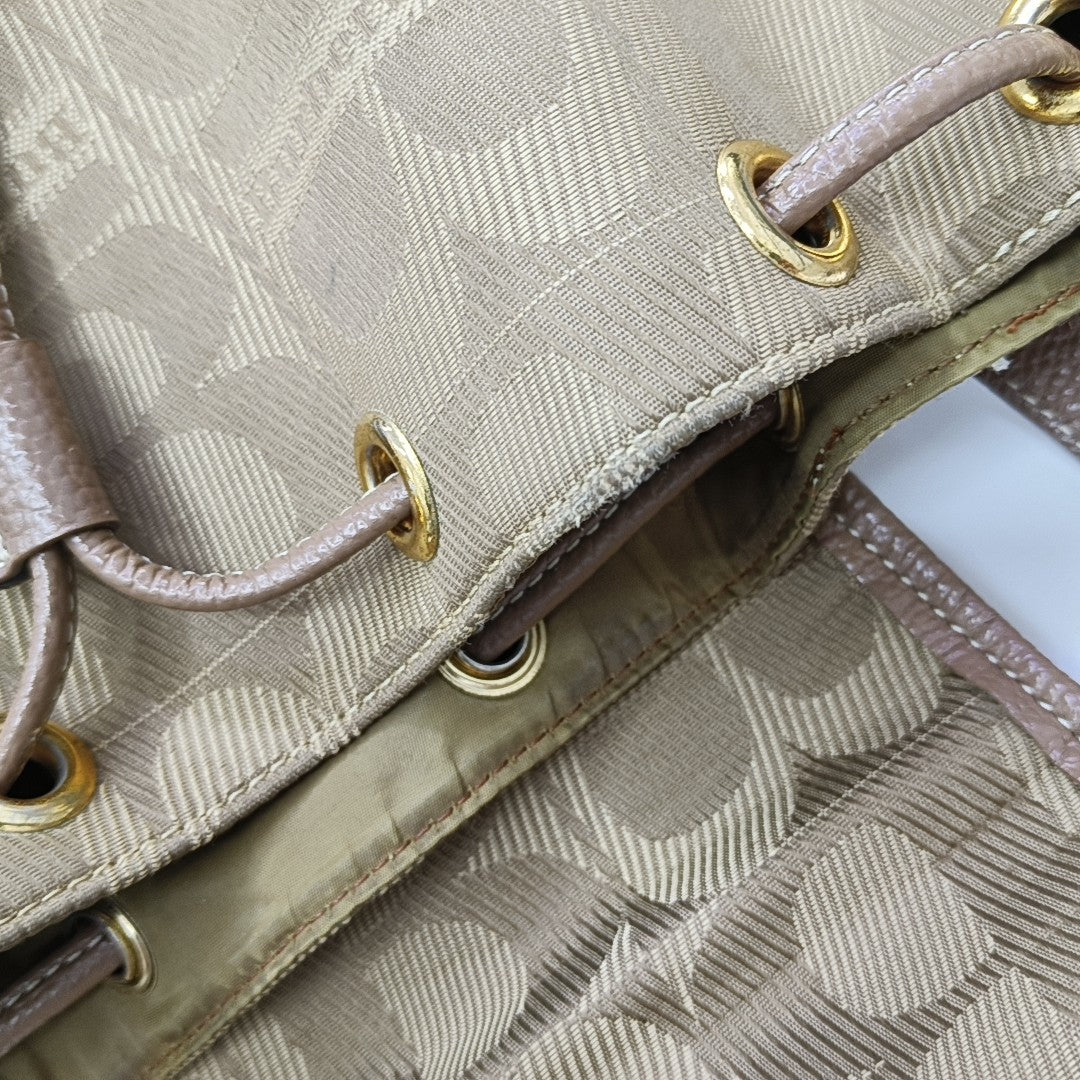 Canvas Backpack Brown