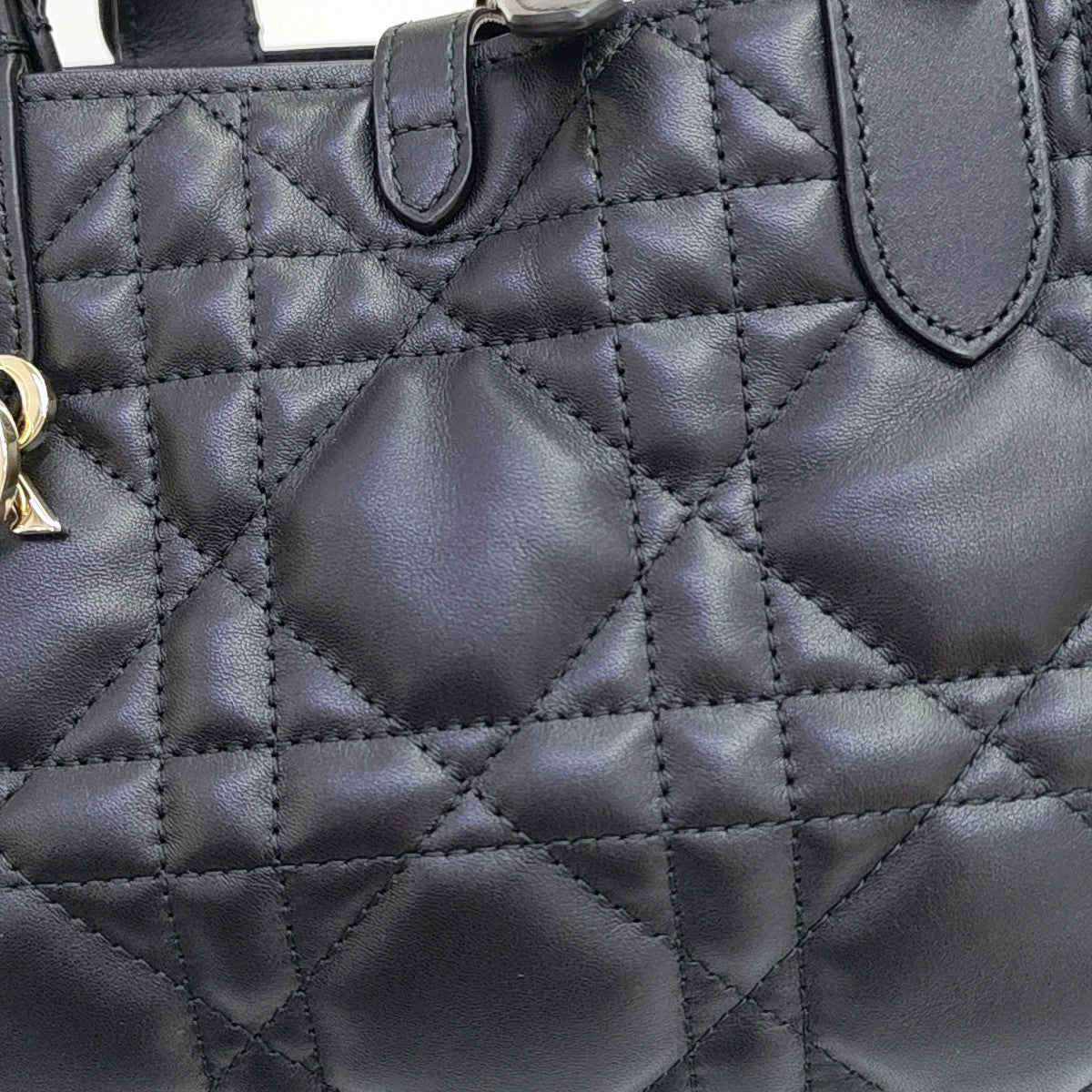 Toujours Small Cannage Calfskin Black