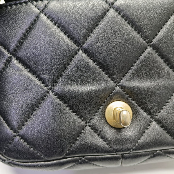 CLASSIC FLAP Mini Quilted Lambskin Black