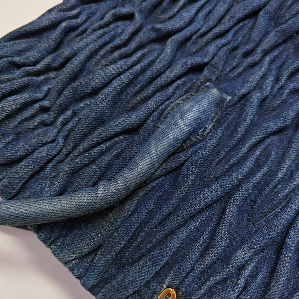 Avenue Quilted Denim Blue