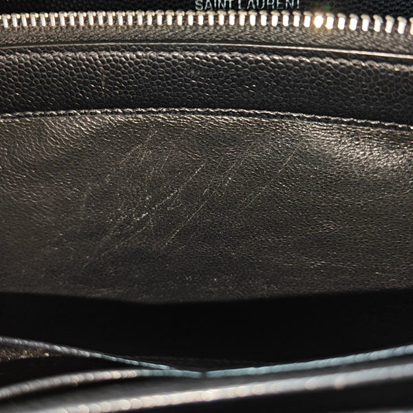 MONOGRAM Medium Chevron Calfskin Black