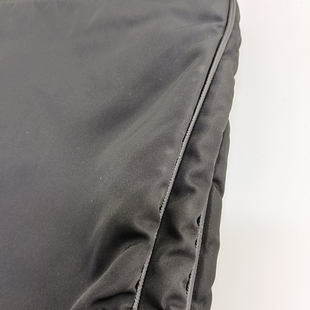 Bolso bandolera de nailon, nailon negro