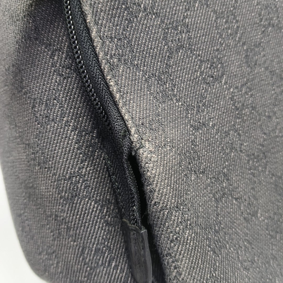 Monogram Fabric Backpack Gray