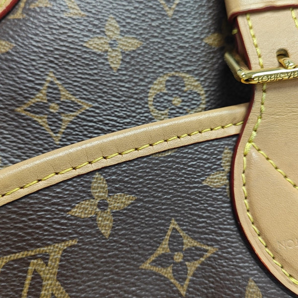 DIANE Monogram Coated Canvas Brown