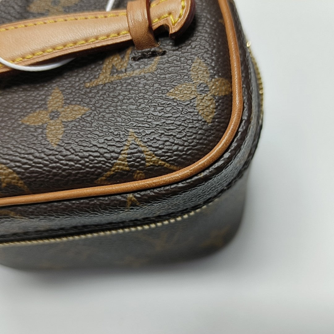NICE Super Mini Monogram Coated Canvas Brown