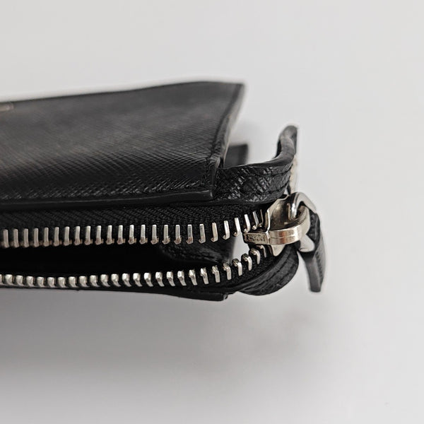 Leather Clutch Black