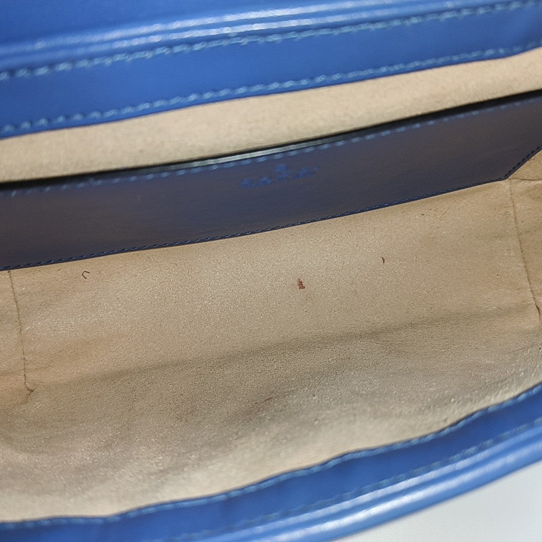 GG Marmont Small Quilted Calfskin Blue