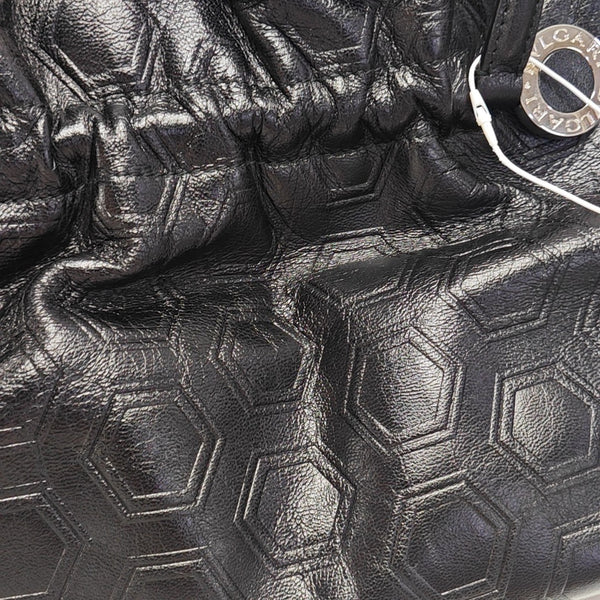 Calfskin Top Handle Bag Black